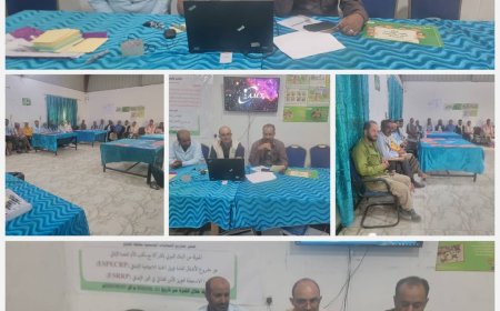 مدير عام قعطبة الشاعري يدشن مشاريع التعاقدات المجتمعية الممولة من البنك الدولي