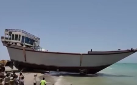 إنطلاق أول رحلة سفينة محلية الصنع بالمخا في تعز