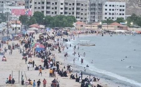 حادثة غرق مجموعة من الشبان في ساحل جولدمور العاصمة عدن ..