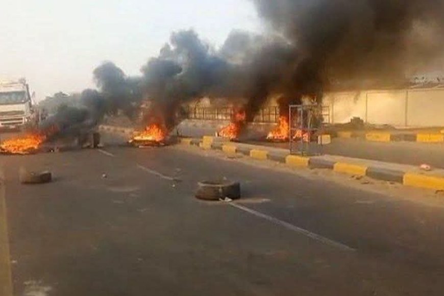 عاجل:احتجاجات واسعة في لحج(صورة)