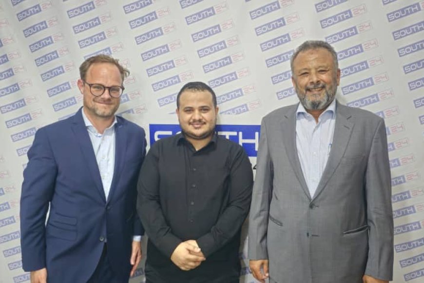 مدير الشرق الأوسط وشمال إفريقيا في فريدريش إيبرت يزور مركز سوث24 بعدن