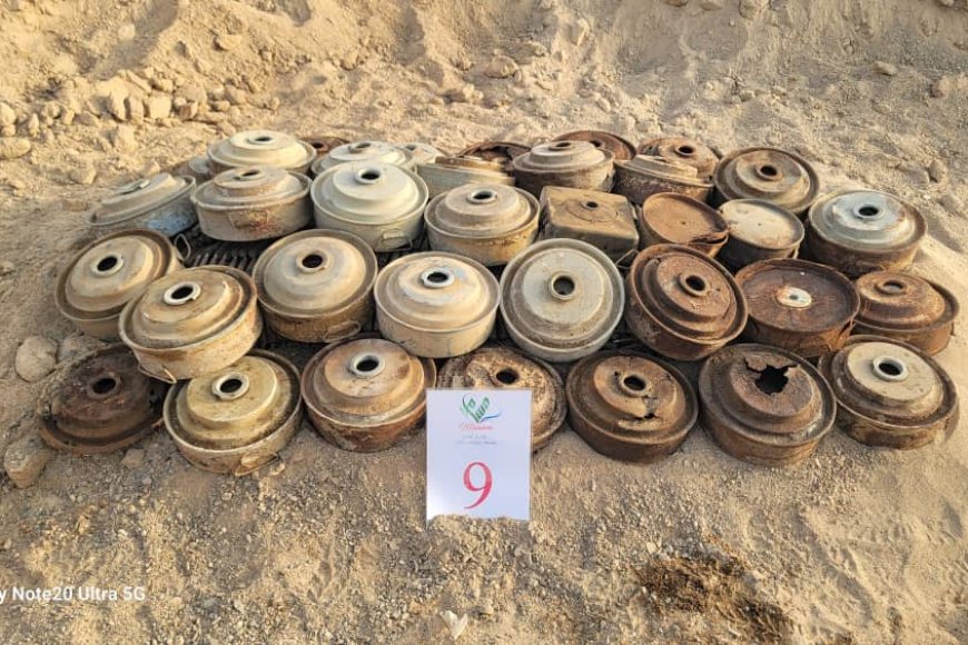 مسام يُتلف 3,036 لغم وذخيرة غير منفجرة و6 صواريخ كاتيوشا في باب المندب...