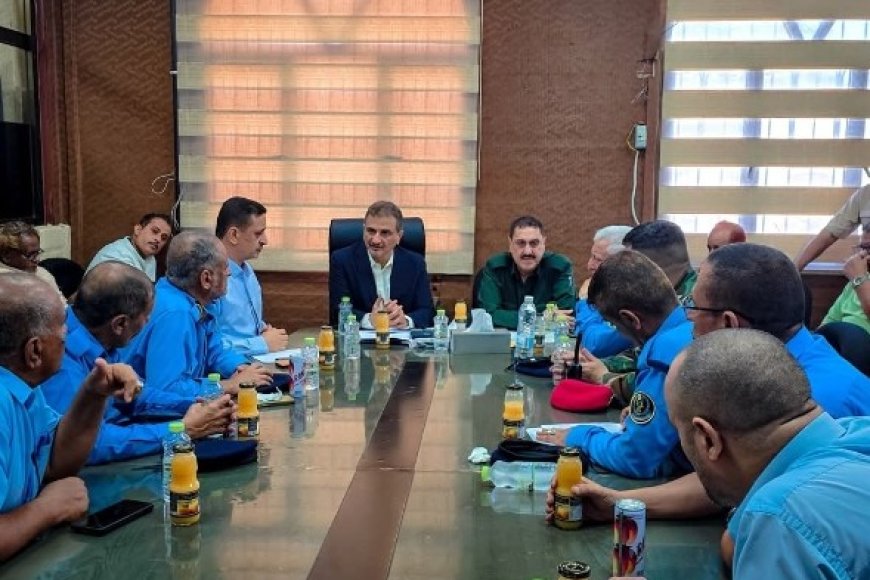 لملس والشعيبي يؤكدان على أهمية تكاتف الجهود وعدم التهاون مع أي اختلالات إدارية أ...