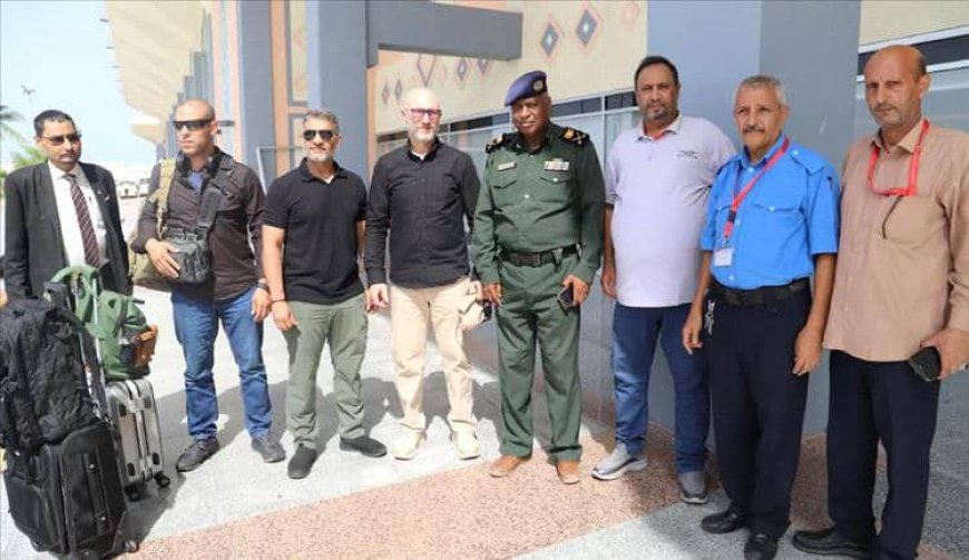 لتعزيز التعاون الأمني وفد من منظمة الشرطة الجنائية الدولية يصل إلى العاصمة عدن ..
