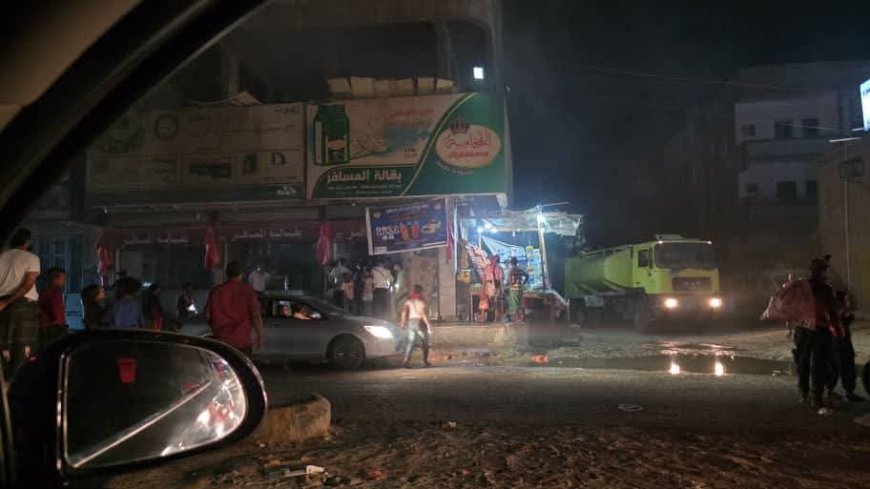 عاجل: حريق هائل يلتهم بقالة في عدن ومصدر يكشف السبب(صور أولية)