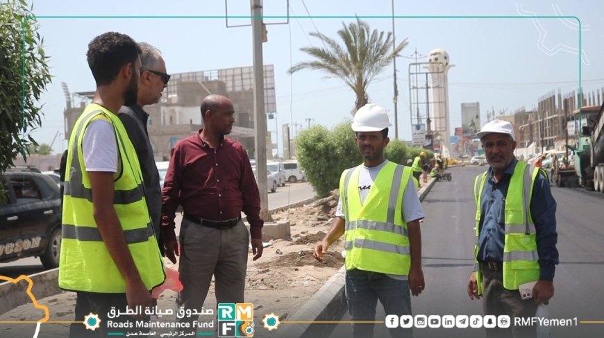 إعادة الحياة لشريان الشيخ عثمان.. الماس يدشن أعمال الإسفلت من جولة الملعب إلى جولة السيلة