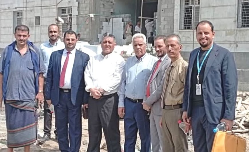 نائب وزير العدل يطلع على سير الأعمال النهائية لمشروع مبنى محكمة المنصورة الابتدائية بعدن