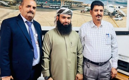 المقدم الجعدني يبحث مع مدير مطار عدن تعزيز جهود مكافحة تهريب المخدرات 