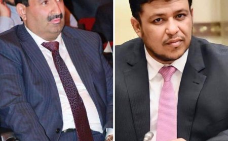 نائب رئيس مجلس القيادة الدكتور عبدالله العليمي يعزي في وفاة نجل الشيخ حسين بن ناصر الشريف...