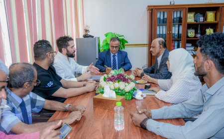 جامعة عدن ومنظمة مهاد تبحثان سبل تعزيز مجالات التعاون المشترك 