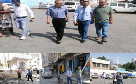 تدشين مشروعي تأهيل شبكات الصرف الصحي في حيي النهضة والروضة بتعز...