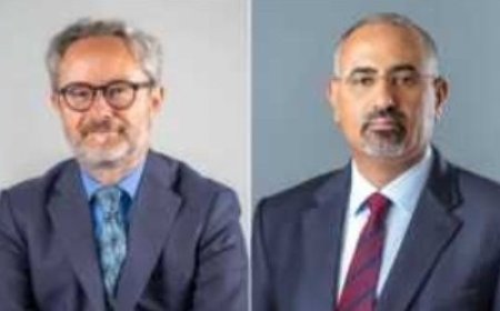 عضو الرئاسي الزبيدي يؤكد  على اهمية تظافر الجهود الدولية لانهاء الحرب واحلال السلام...