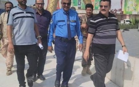 الداؤودي والقلعة يحتفيان بتدشين مشروع تركيب الإشارات المرورية الضوئية في مديرية المنصورة ..