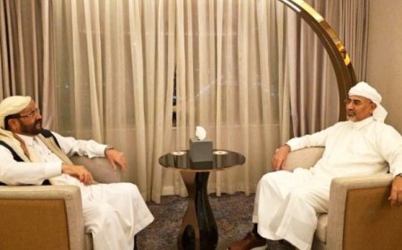 الزُبيدي يبحث مع العرادة مستجدات الأوضاع الاقتصادية في البلا...