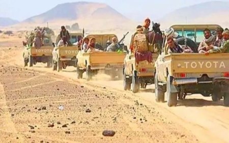 تعزيزات حو,,ثية ضخمة تتجه نحو مأرب من صنعاء وعمران..