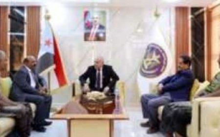 الكثيري يطّلع على سير العمل ومستوى الأداء الإداري والتنظيمي بانتقالي شبوة..