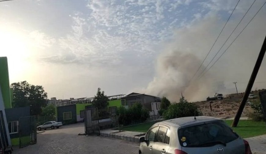 الادخنة واللهب تتصاعد بمدينة الوالي السكنية في العاصمة عدن.....