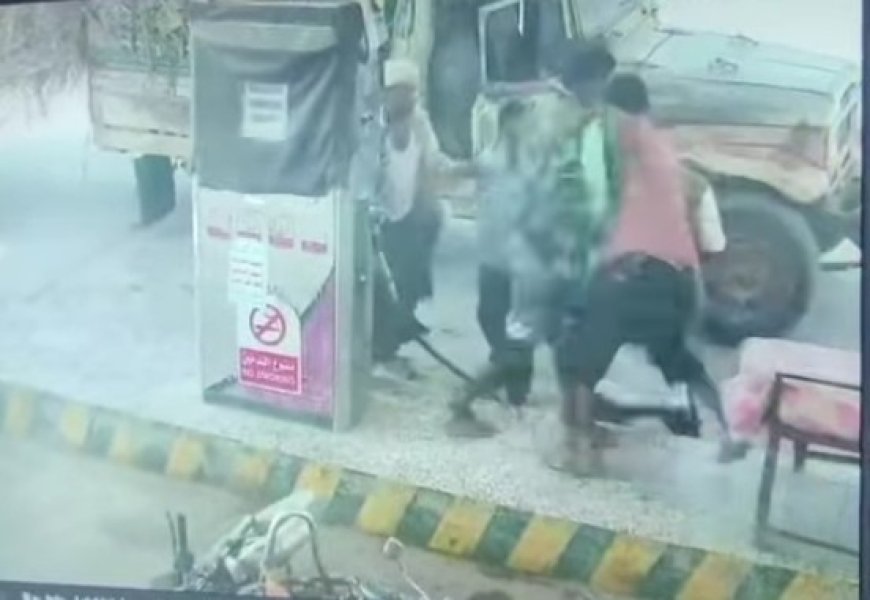 عنصر حو,,ثي يعتدي على عامل ويصيبه بكسور بالغة في مديرية جبل رأس...