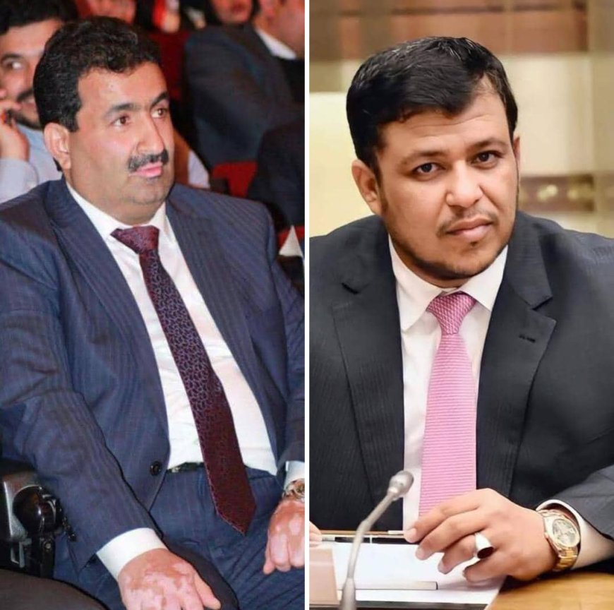 نائب رئيس مجلس القيادة الدكتور عبدالله العليمي يعزي في وفاة نجل الشيخ حسين بن ناصر الشريف...