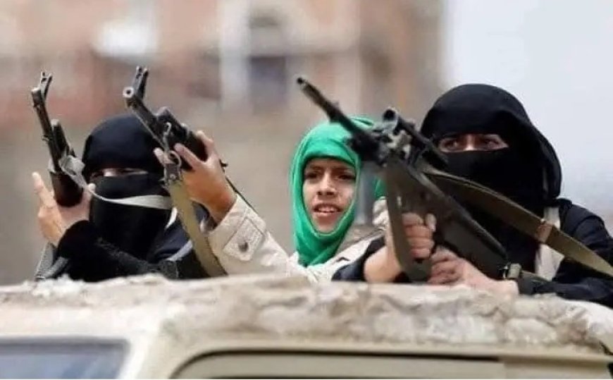 الميليشيات الحو,,ثية تدفع بعشرات الزينبيات إلى جبهات مارب ....