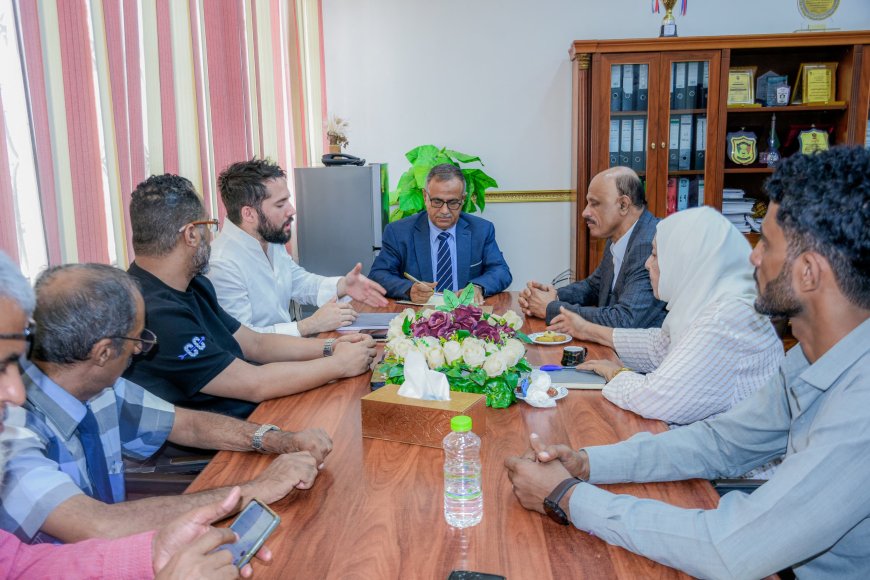 جامعة عدن ومنظمة مهاد تبحثان سبل تعزيز مجالات التعاون المشترك