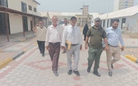 تنفيذاً لتوجيهات معالي النائب العام... رئيس نيابة استئناف شمال عدن يتفقد السجن المركزي بالمنصورة...