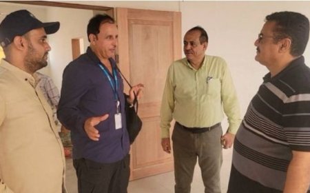 الداؤودي يطلع على مشروع بناء مركز الشرطة النسائية في عدن..