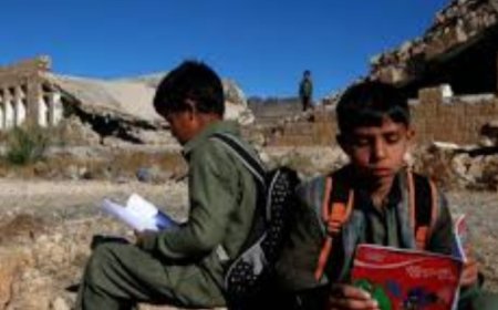 منظمة اممية تؤكد ان: أكثر من 3.7 ملايين طفل خارج المدارس في اليمن....