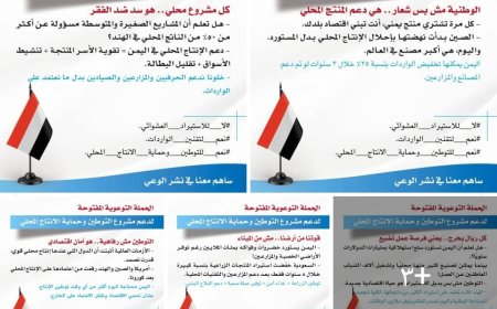 حملة إلكترونية واسعة لدعم التوطين وحماية الإنتاج المحلي: "من أجل بلدي ومستقبل ولدي"