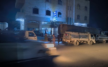 عاجل: بدء ضخ المياه إلى محطات التحلية في تعز وسط رقابة مشددة من الشرطة وعقال الحارات