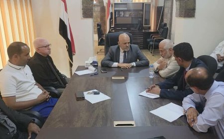 عاجل:بعد اجتماع المحافظ بقيادة مجموعة الشيباني..الاتفاق على تدشين تحلية 10 ملايين لتر لحل أزمة المياه في تعز