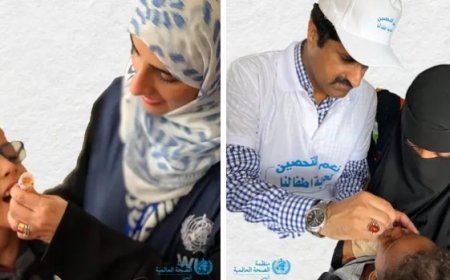 انطلاق حملة وطنية لتطعيم الأطفال ضد شلل الأطفال في المحافظات اليمنية المحررة ...