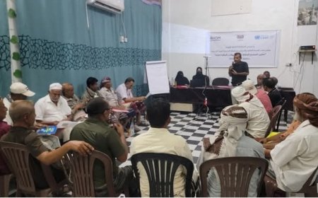 دورة توعوية حول تمكين المجتمع للوقاية من الإسهالات المائية الحادة في حيس..