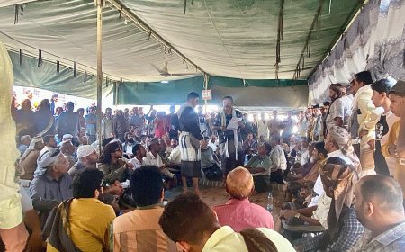 لاقت دعماً وترحيباً وارتياحاً واسعاً في محافظة ابين  بحضور ابرز شخصيات   المحافظة وجمع شعبي مهيب… تحكيم قبلي ينهي قضية مقتل فتحي الحييد