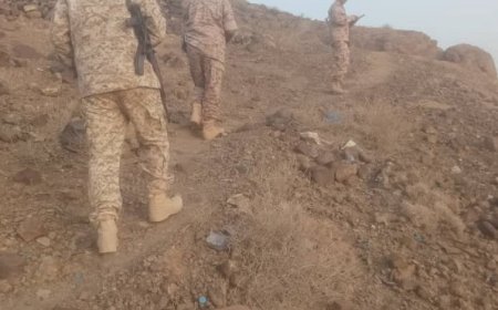 رئيس عمليات اللواء الثاني حزم يتفقد أوضاع المقاتلين جبهة كرش...