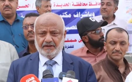 محافظ الحديدة يدشن حملة طارئة للتطعيم ضد الكوليرا في المناطق المحررة...