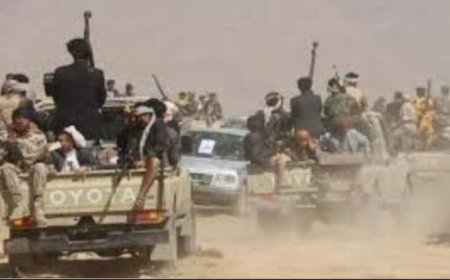 تعزيزات عسكرية حو,,ثية ضخمة تدخل مدينة الحديدة .