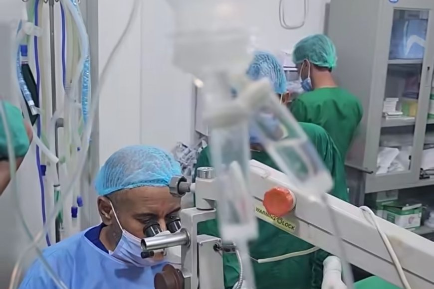 صالح العبيدي: من فقد عينه إلى بطل إنساني يُعيد البصر لآلاف اليمنيين
