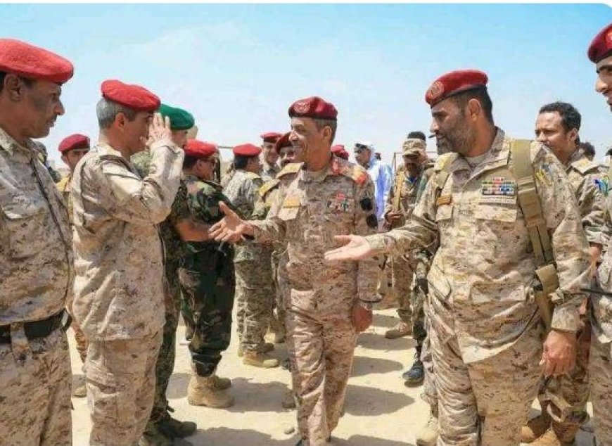 بارجاش يطلع على تطورات الأوضاع الأمنية والعسكرية في مدينة الغيضة ..