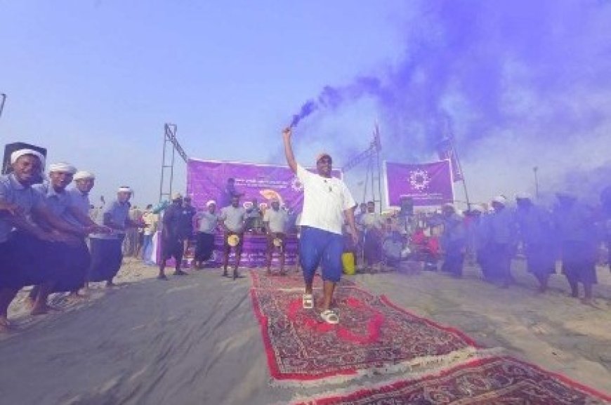 مهرجان "يلا بلدة" يحيي تراث المكلا البحري بموسم البلدة....