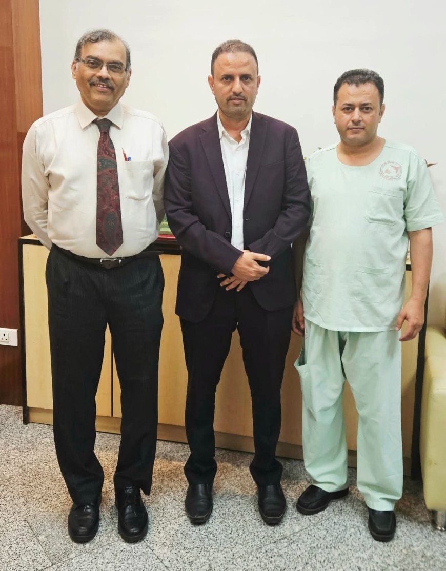 المستشار الطبي يلتقي بالمدير الأكاديمي لمستشفيات تاتا بومباي لبحث التعاون في برامج الزمالة الطبية
