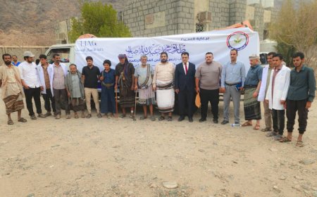 مدير عام مكتب الصحة العامة والسكان بمحافظة البيضاء يقدم الشكر والتقدير للعميد طارق صالح 