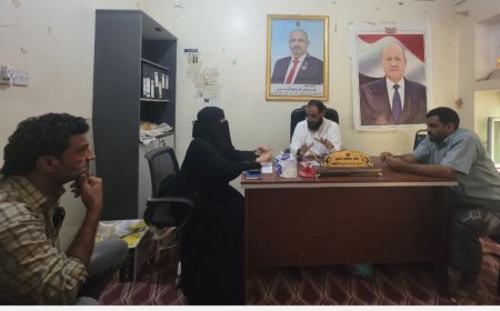 مدير عام قعطبة بكر الشاعري يوجه مدير مكتبه، للتنسيق مع منظمة الأرضية المشتركة