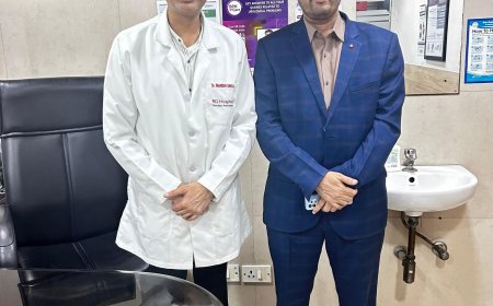 المستشار الطبي لسفارة الجمهورية اليمنية يزور أكبر سلسلة لمستشفيات متخصصة بجراحة المسالك البولية والجراحة في الهند