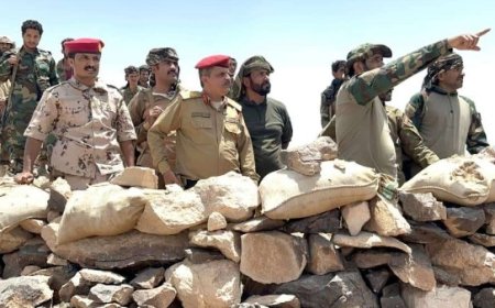 قائد اللواء السادس شبوة يزور جبهة عين الحدودية ويشيد بتضحيات أبطال القوات الجنوبية...