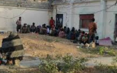 امن محافظة أبين ينفذ حملة أمنية تستهدف مواقع تجمع المهاجرين الأفارقة غير الشرعيين....