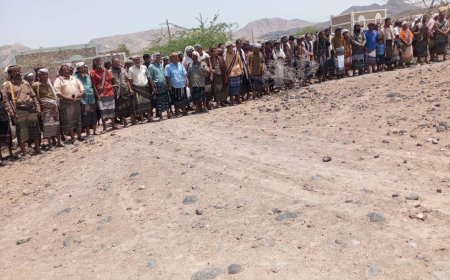 راية الصلح القبلي بين قبيلة الصحران واهل الداحور