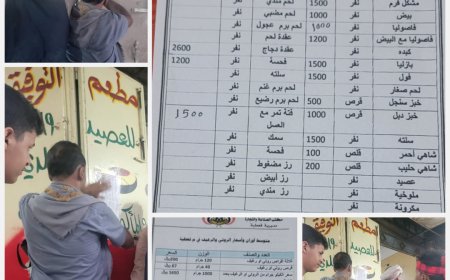 مكتب الصناعة والتجارة بقعطبة يواصل حملته الميدانية لضبط الأسعار في قطاع المطاعم والمخابز