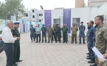 العميد أحمد عثمان يشيد بالجهود الأمنية المبذولة من قبل منتسبي شرطتي المعلا والقلوعة....