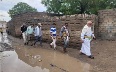 محافظ الحديدة يتفقد أعمال الاستجابة الطارئة لشفط مياه الأمطار بتمويل مركز الملك سلمان للإغاثة...